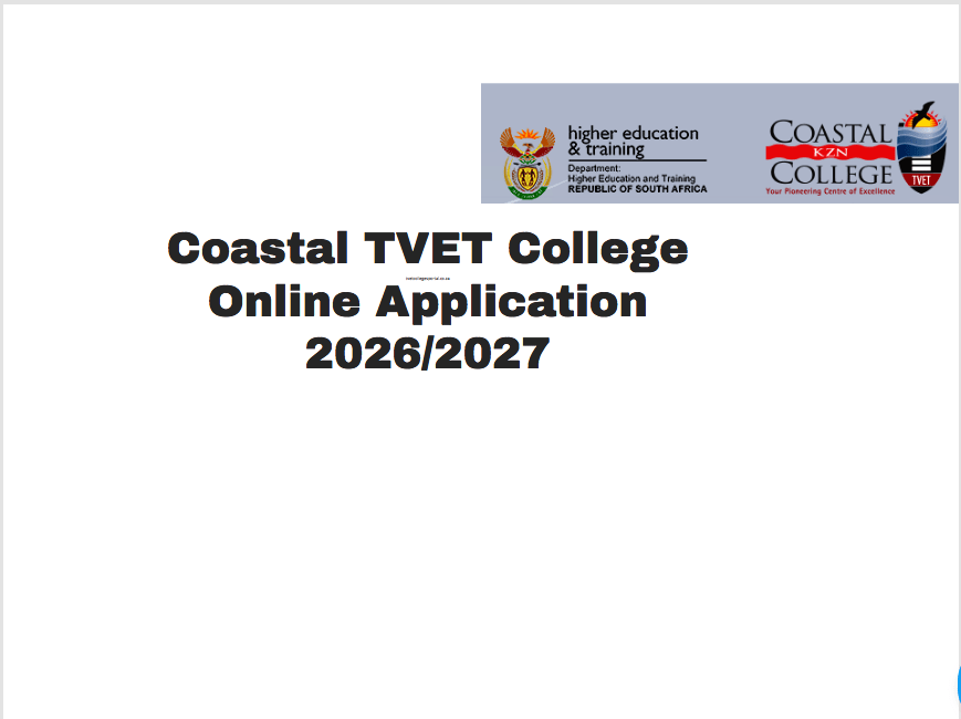 Coastal TVET College Online Application 2026 2027 TVET Colleges