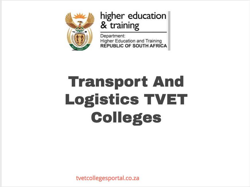 Transport And Logistics TVET College