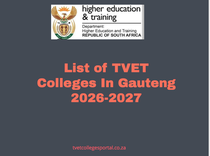 LIst of TVET Colleges In Gauteng 2026-2027