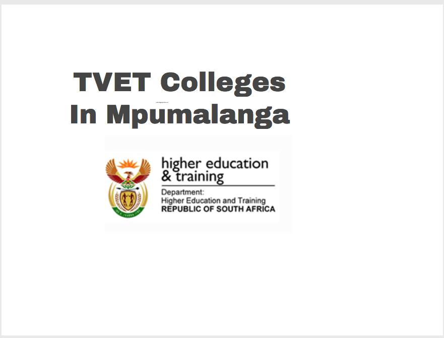 TVET Colleges In Mpumalanga