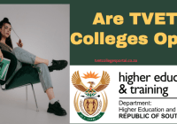 Are TVET Colleges Open