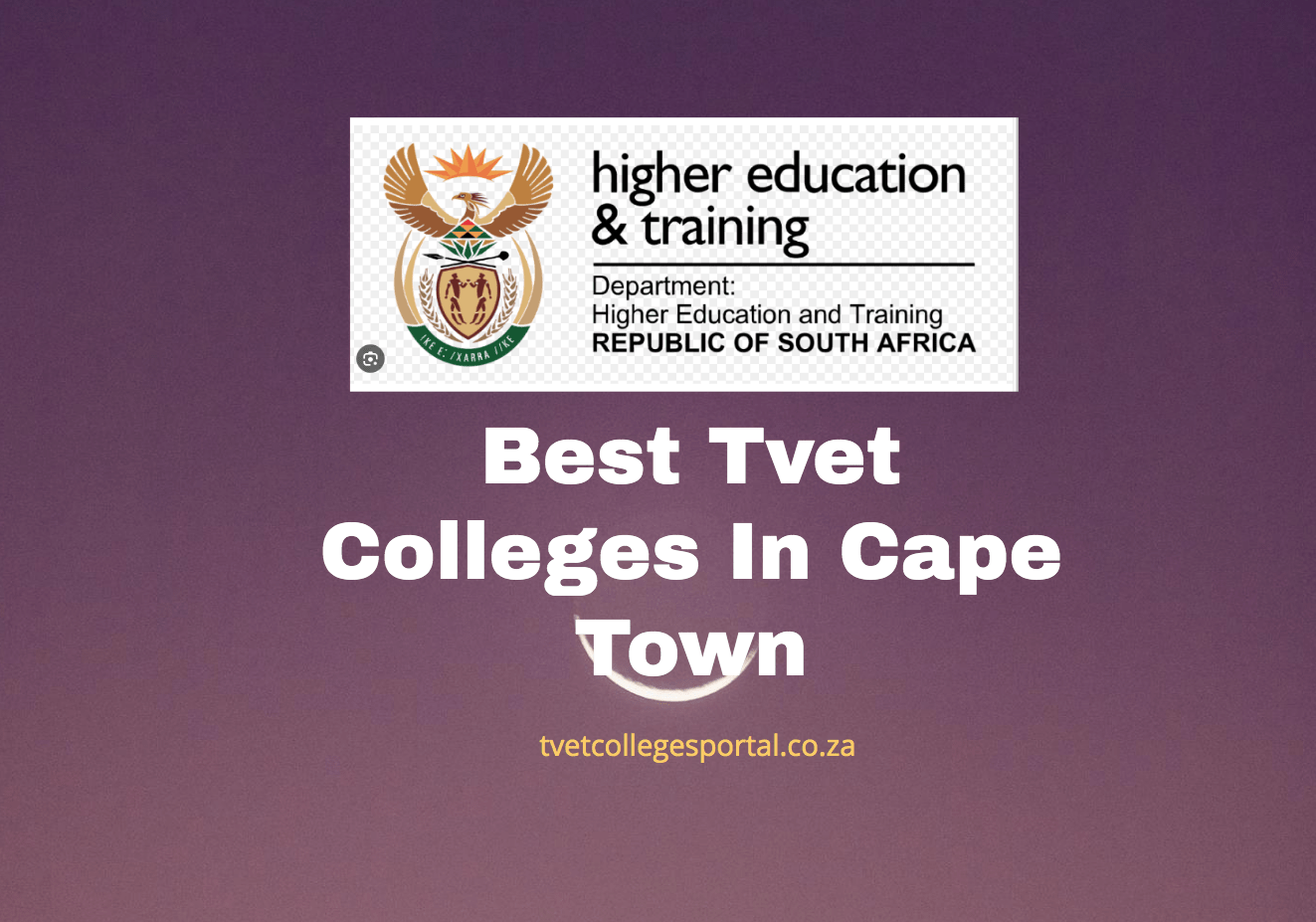 Best Tvet Colleges In Cape Town