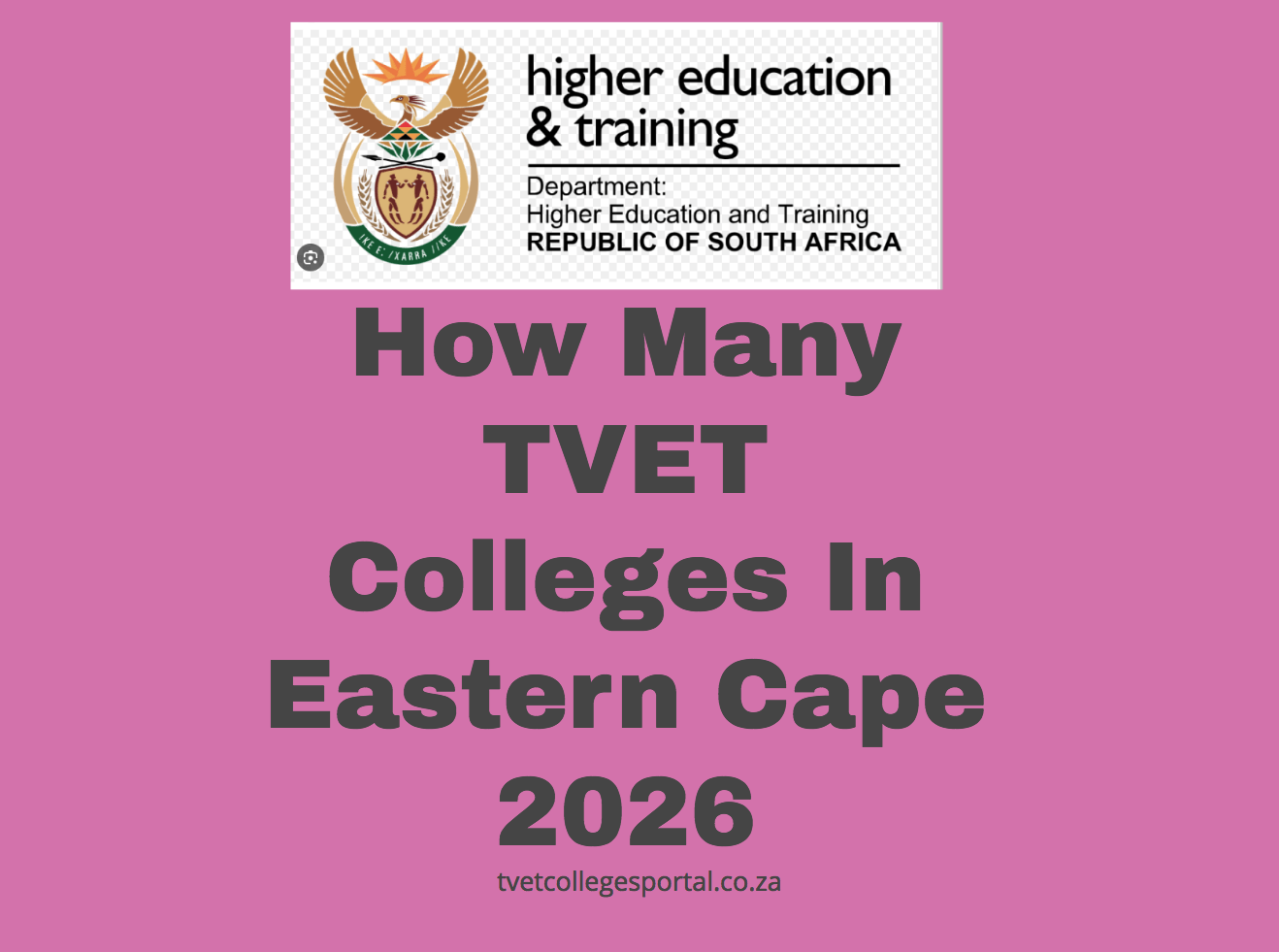 How Many TVET Colleges In Eastern Cape 2026