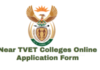 Near TVET Colleges Online Application Form 2026