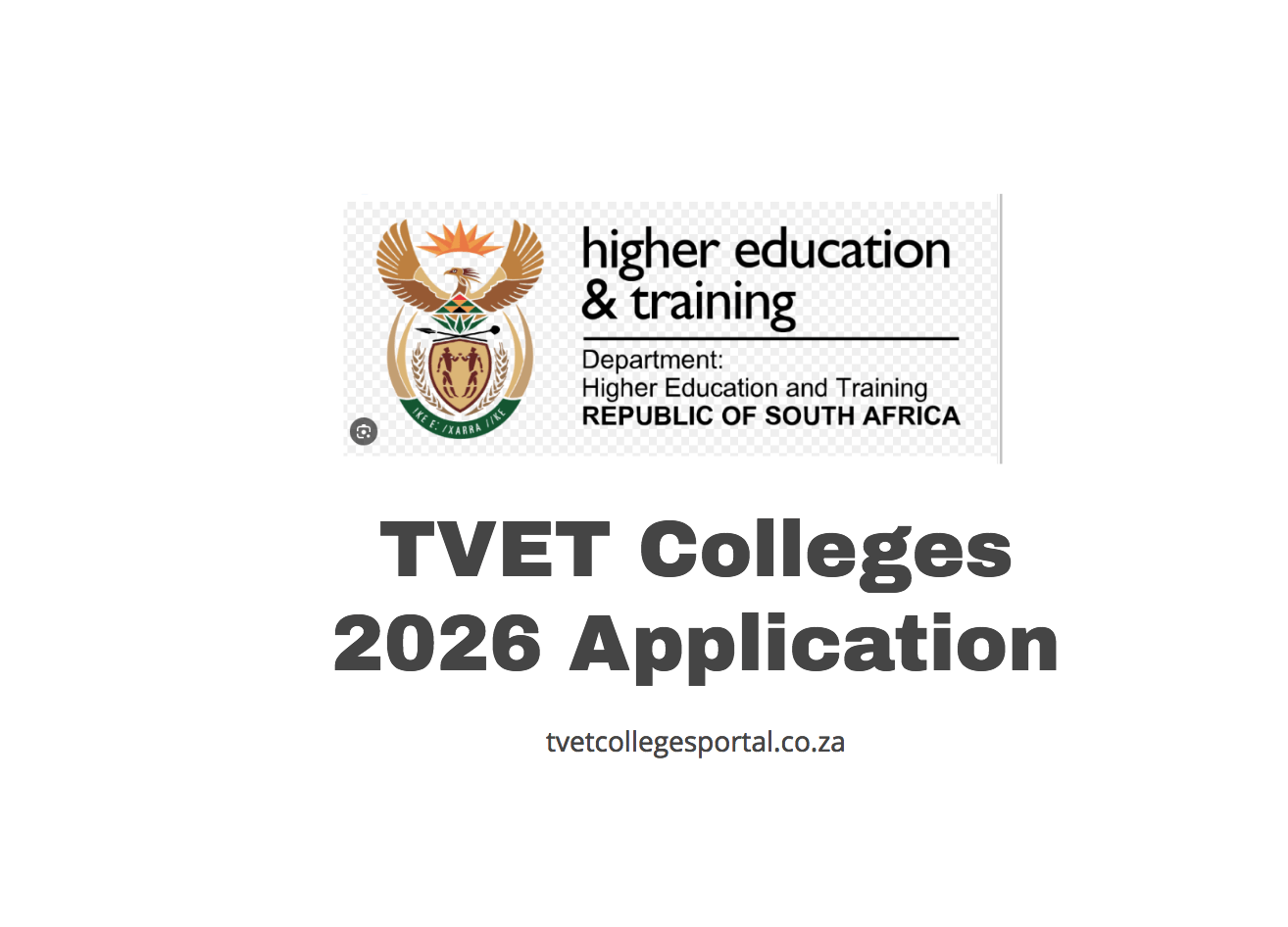 TVET Colleges 2026 Application