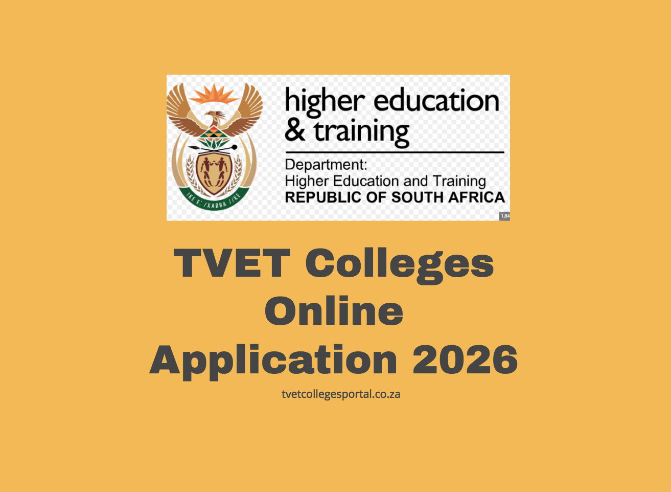 TVET Colleges Online Application 2026