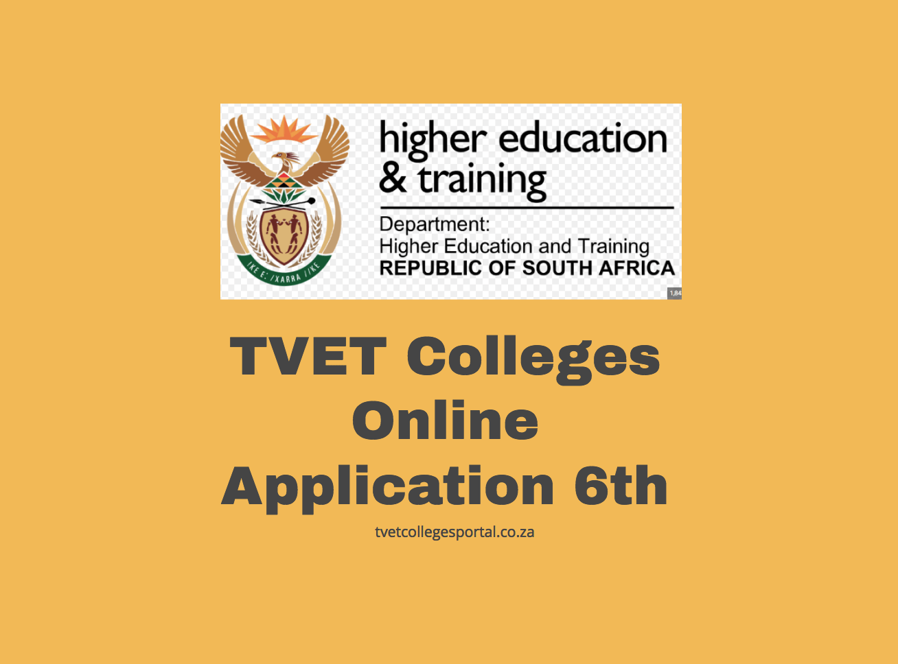 TVET Colleges Online Application 6th