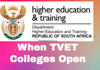 When TVET Colleges Open
