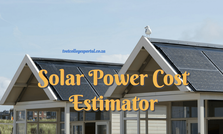 Solar Power Cost Estimator